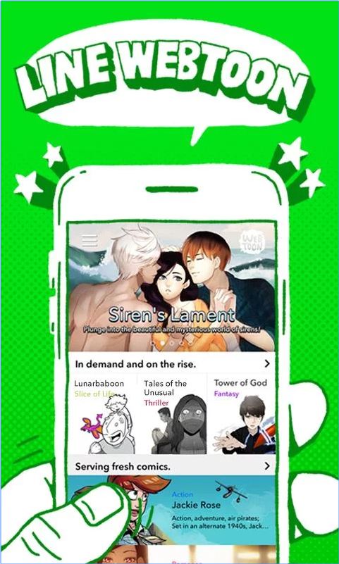 Bosan Line Webtoon aja Aplikasi penyedia komik online di 